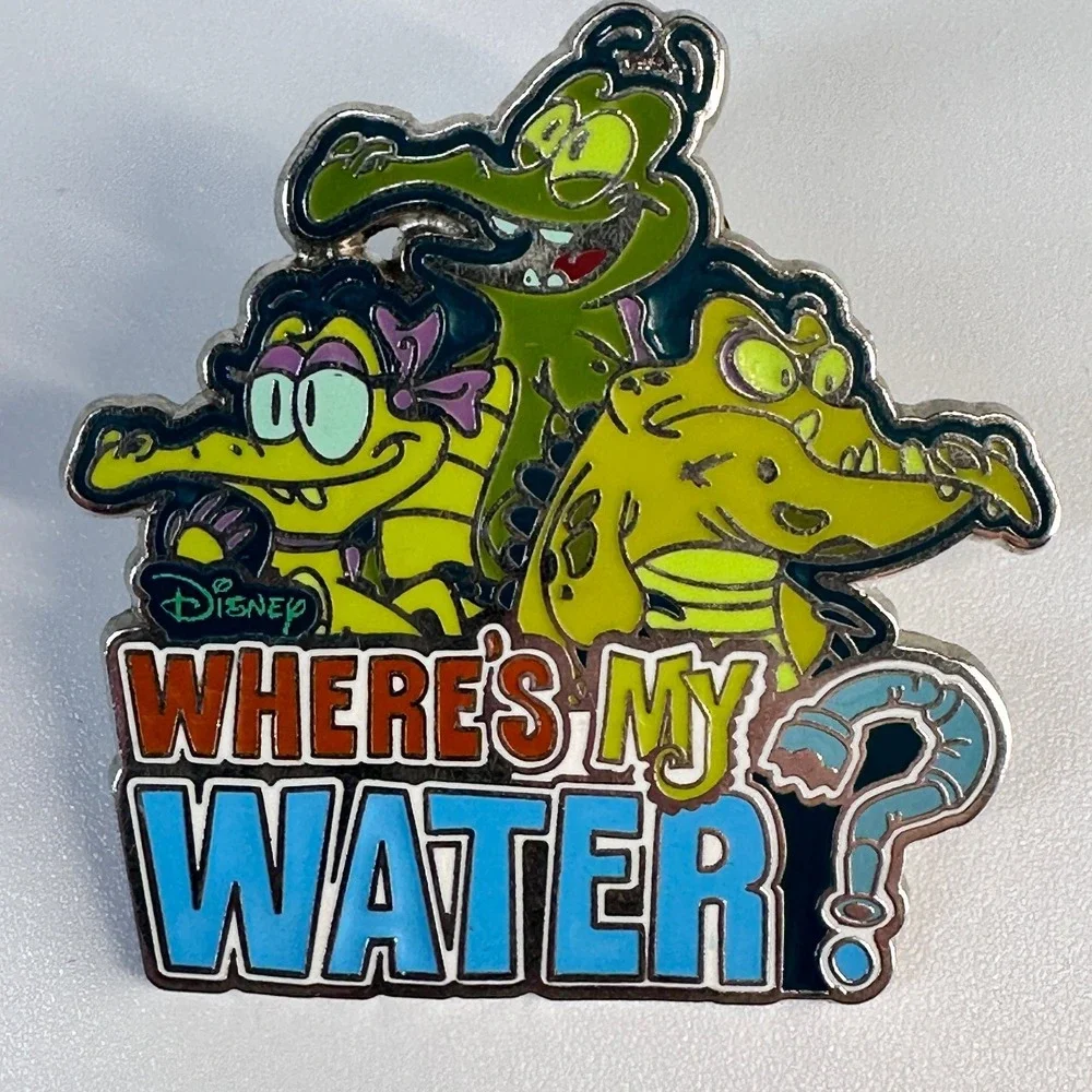 Disney Pin Trading Where's My Water? Disney Swampy Allie Cranky Game Series 2012